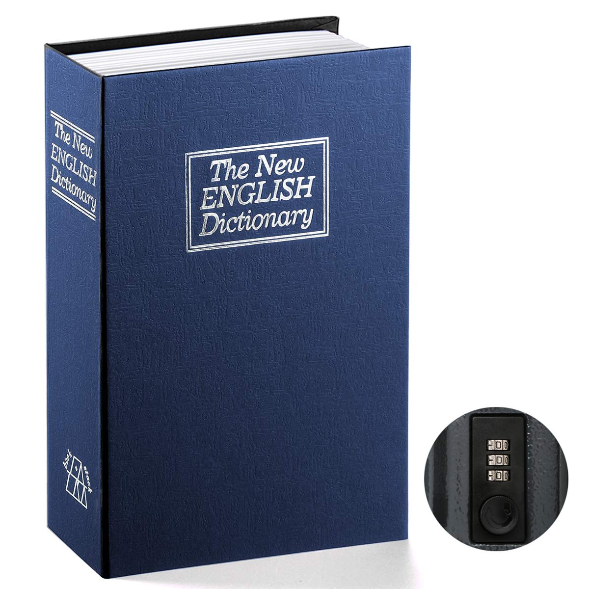 Home Security Safe - Cassaforte per libri con serratura a