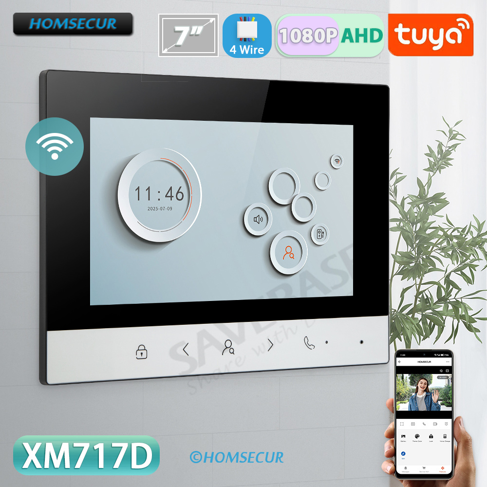 Home Security Panel - Monitor Interno WIFI Tuya Smart con