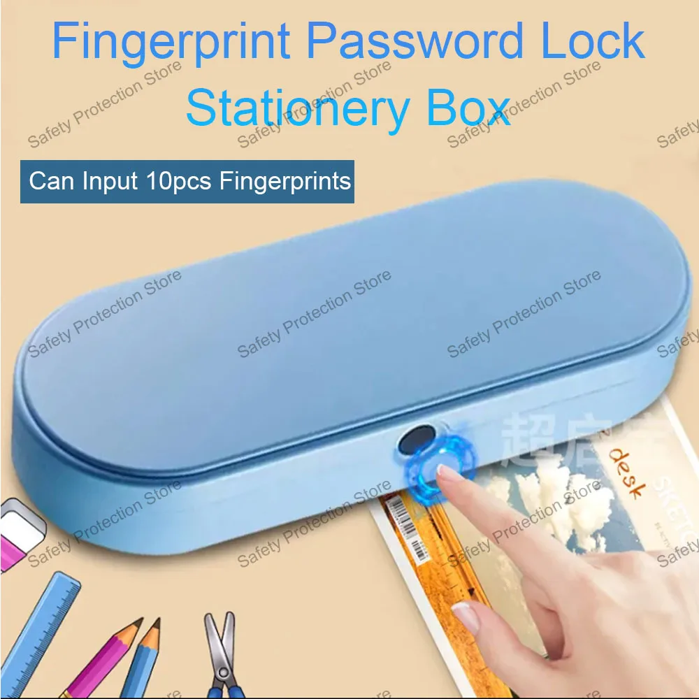 Home Security Safe - Scatola portaoggetti per impronte digitali Cassetta