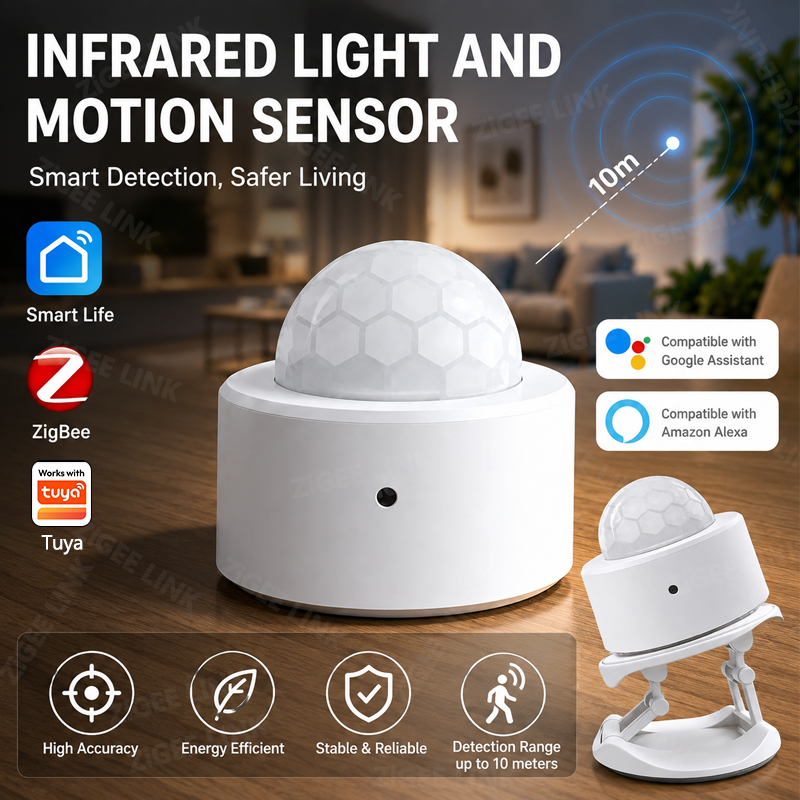 Home Security Gadgets - Sensore di Movimento PIR ZigBee 3.0