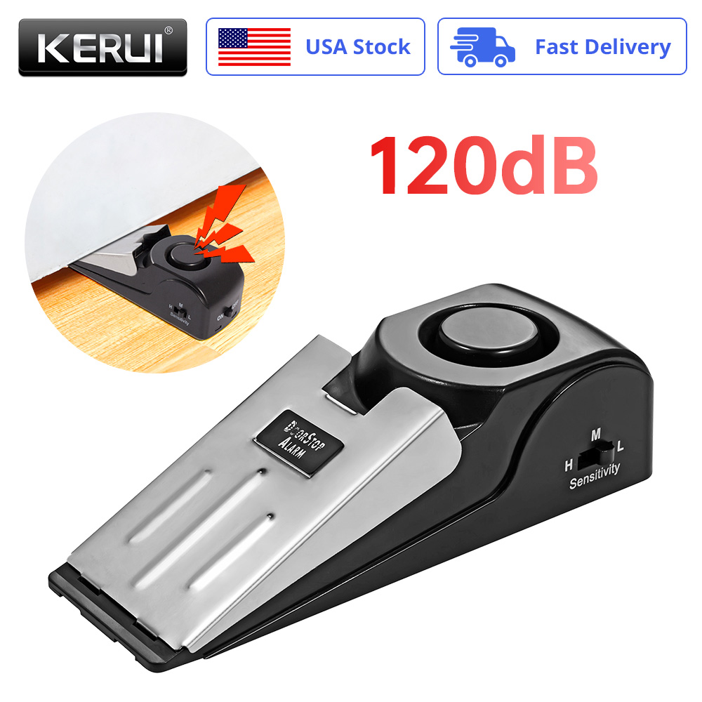 Door Wedge Alarm - Allarme Antifurto Wireless per Porta 125dB