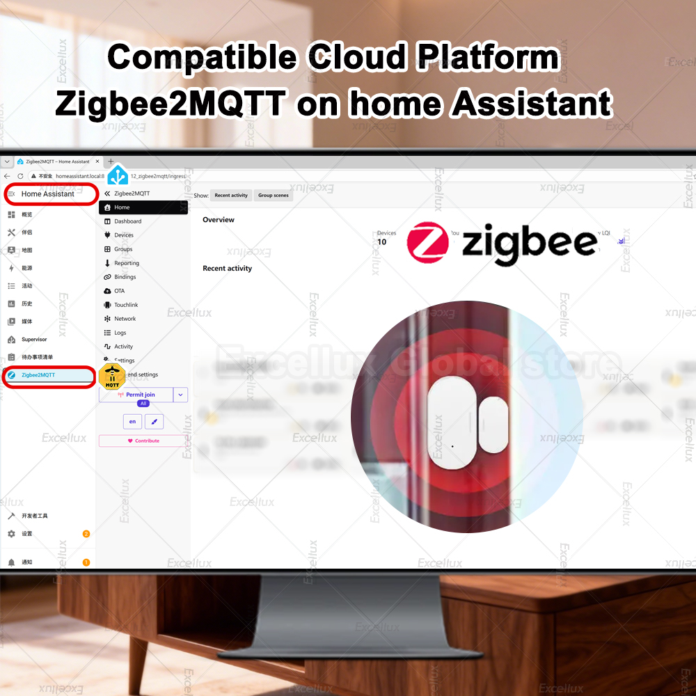 Zigbee 3.0 Sensore per porte e - Home Security Gadgets recensione e prezzo