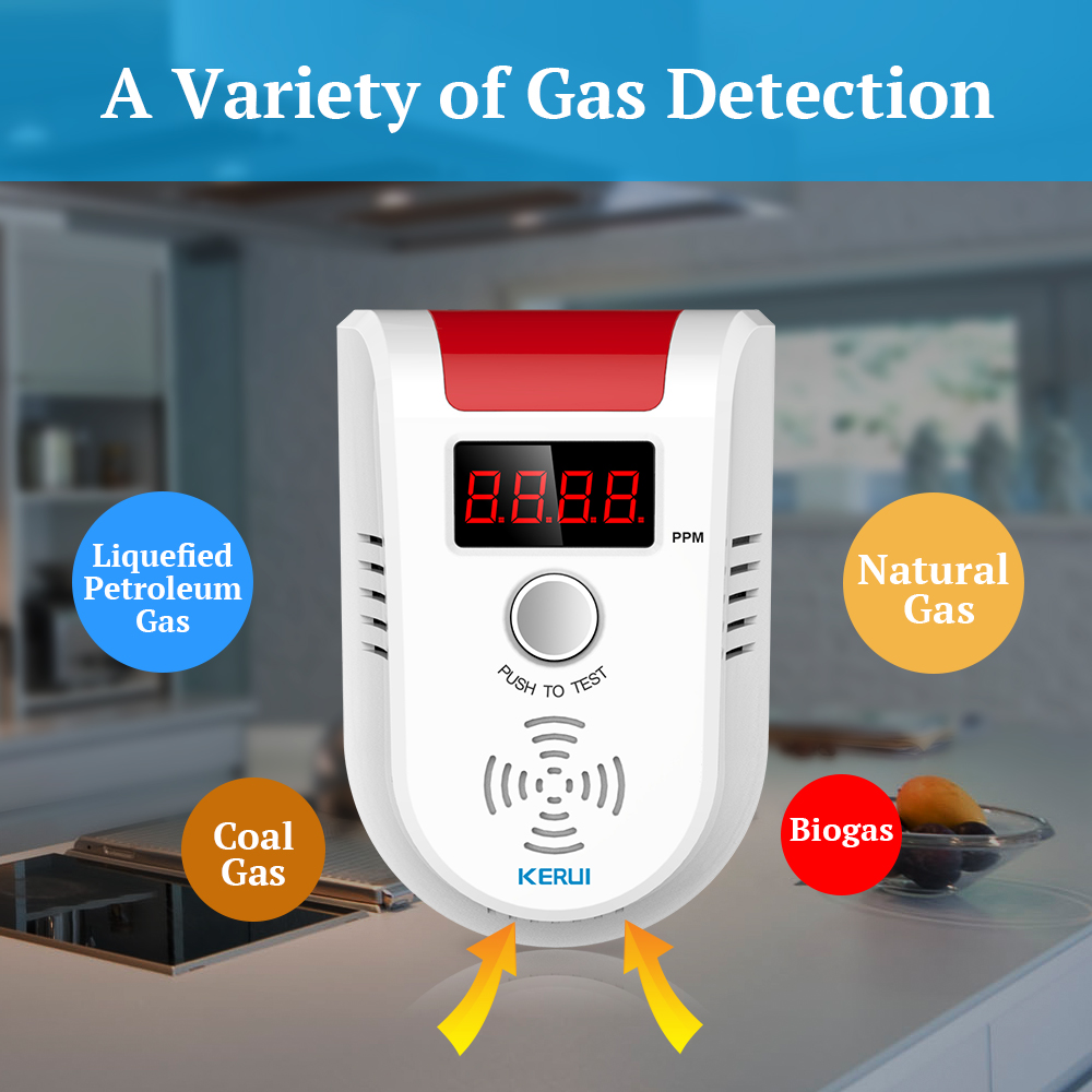 KERUI GD13 Rilevatore GAS GPL  - Home Security Gadgets recensione e prezzo