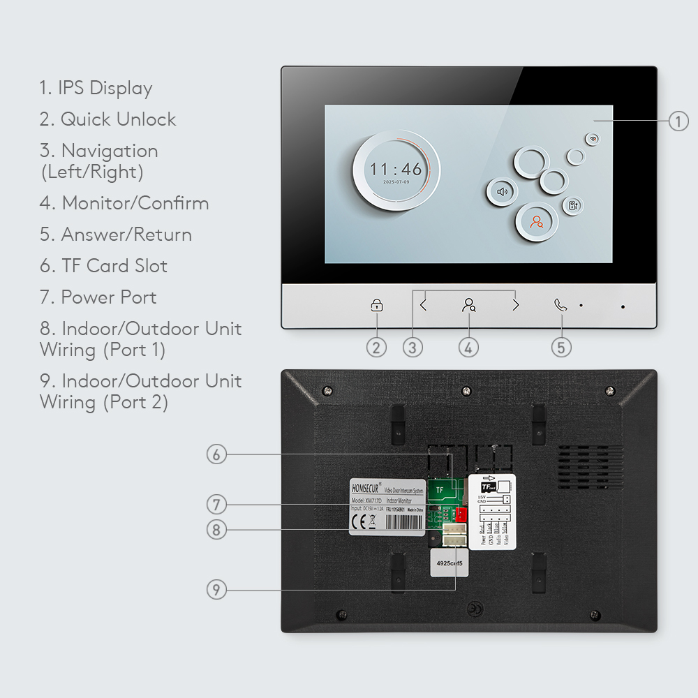 Monitor Interno WIFI Tuya Smar - Home Security Panel recensione e prezzo