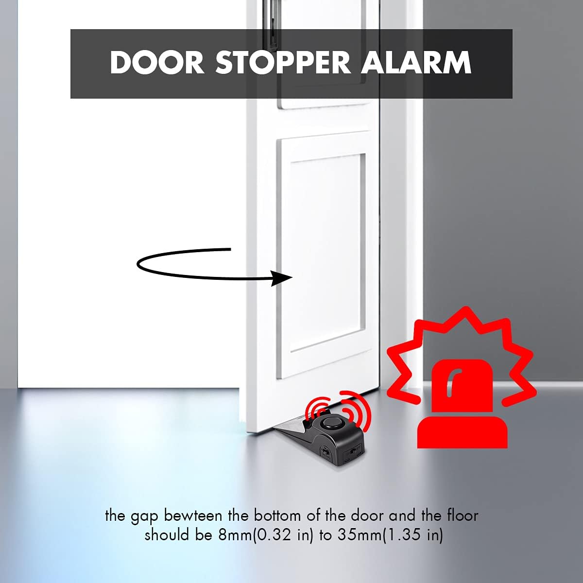 Allarme fermaporta, fermaporta - Door Wedge Alarm recensione e prezzo