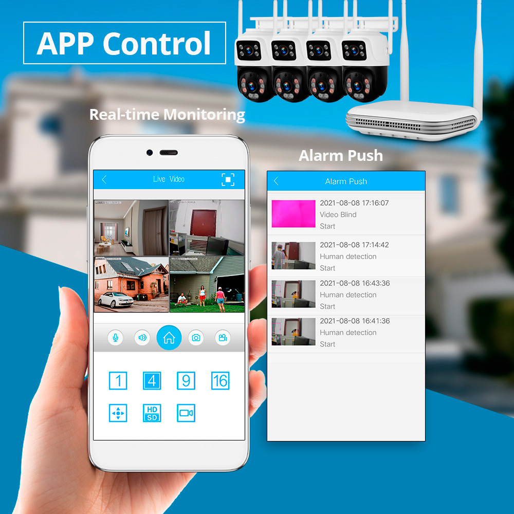 KERUI Impermeabile 6MP HD Wire - Home Security Panel recensione e prezzo
