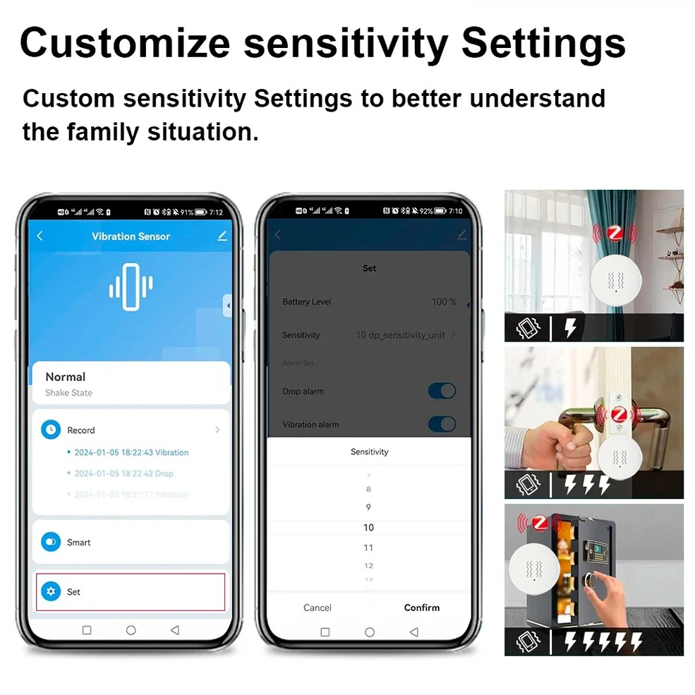 Sensore di Vibrazione e Inclin - Home Security Monitor recensione e prezzo