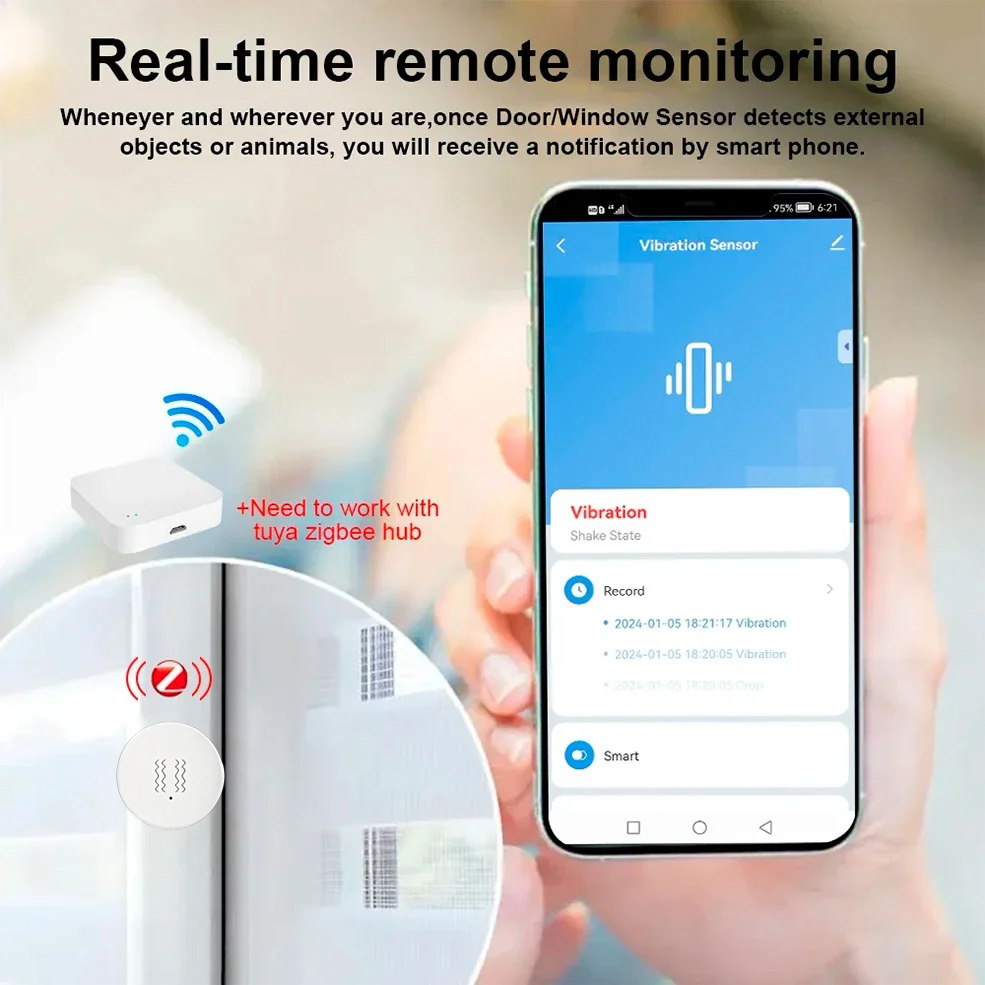 Sensore di Vibrazione e Inclin - Home Security Monitor recensione e prezzo