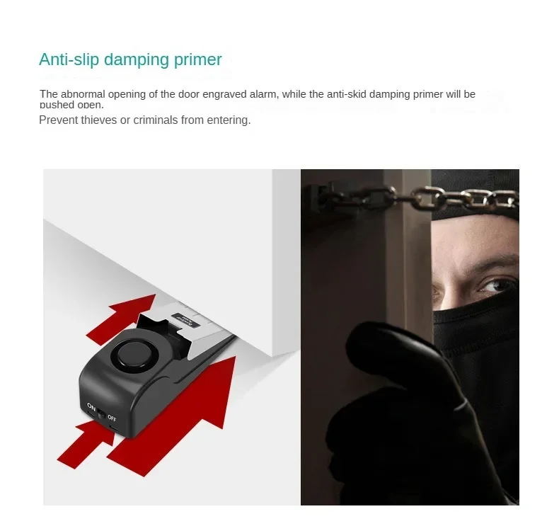 Fermaporta dell'hotel Allarme  - Door Wedge Alarm recensione e prezzo