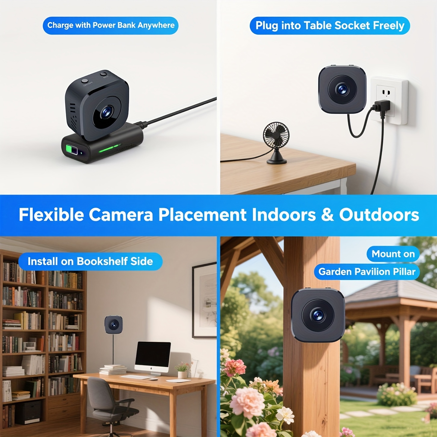 1080P HD Mini WiFi Telecamera  - Home Security Panel recensione e prezzo