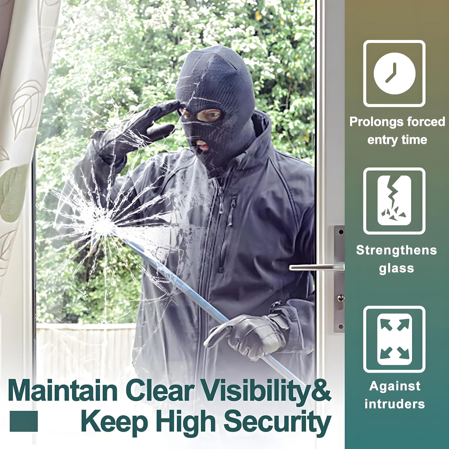 Pellicola trasparente per fine - Home Security Film For Windows recensione e prezzo
