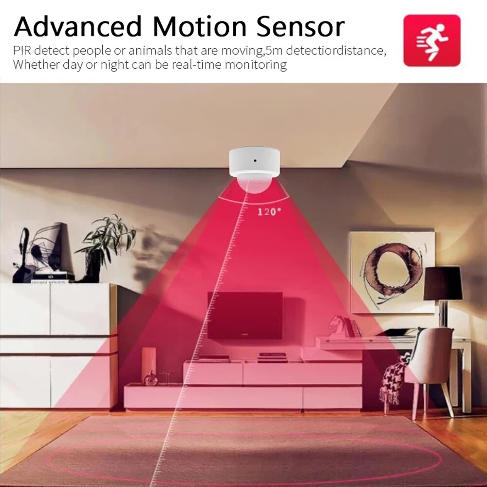 Zigbee Mini PIR Sensore di mov - Home Security Gadgets recensione e prezzo